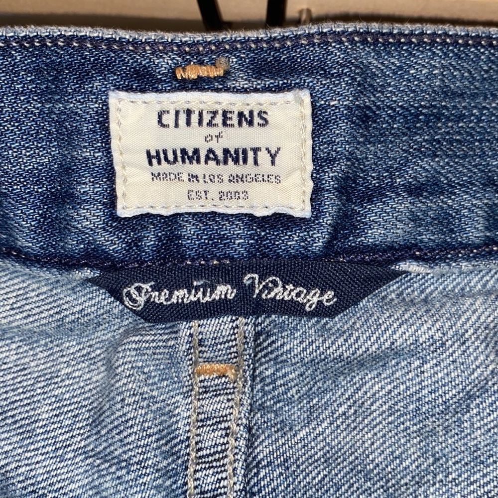 Citizens of Humanity straight leg denim jeans - Picture 7 of 11